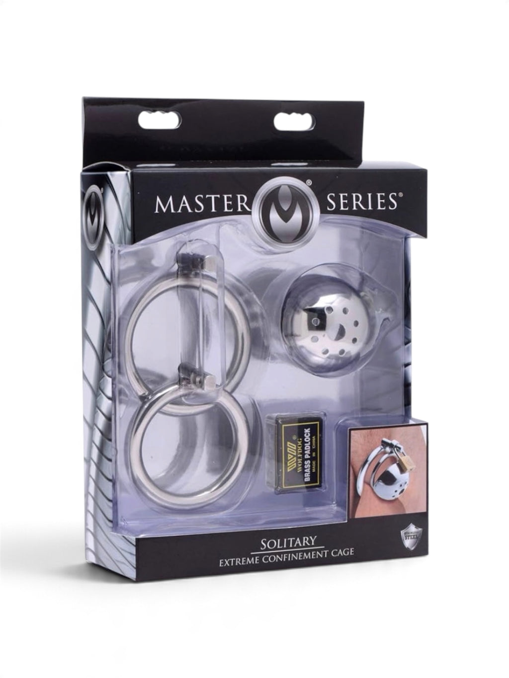 Master Series Solitary Extreme Confinement Cage – Stainless Steel