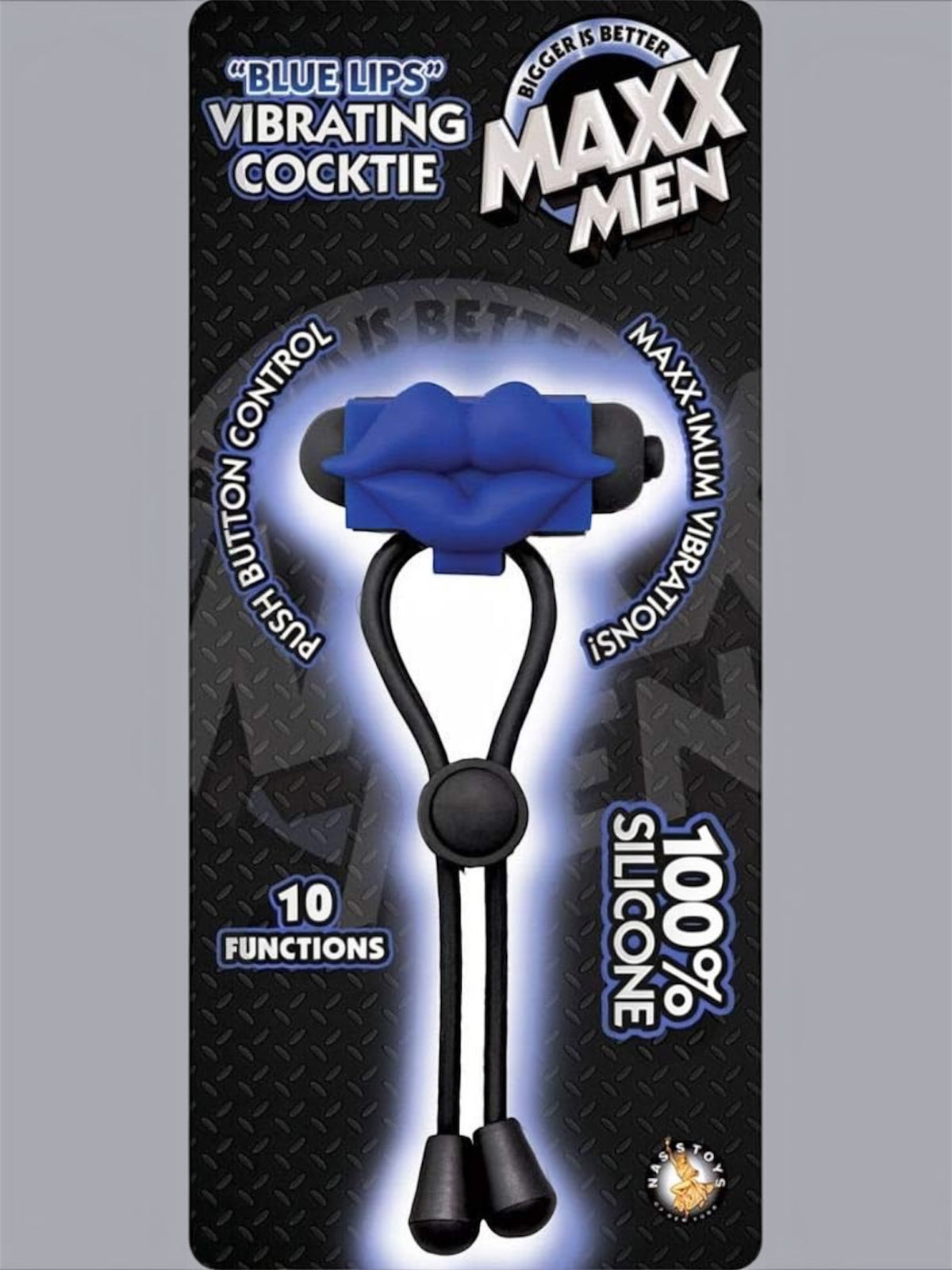 Maxx Men – Blue Lips – Vibrating Cocktie, Blue