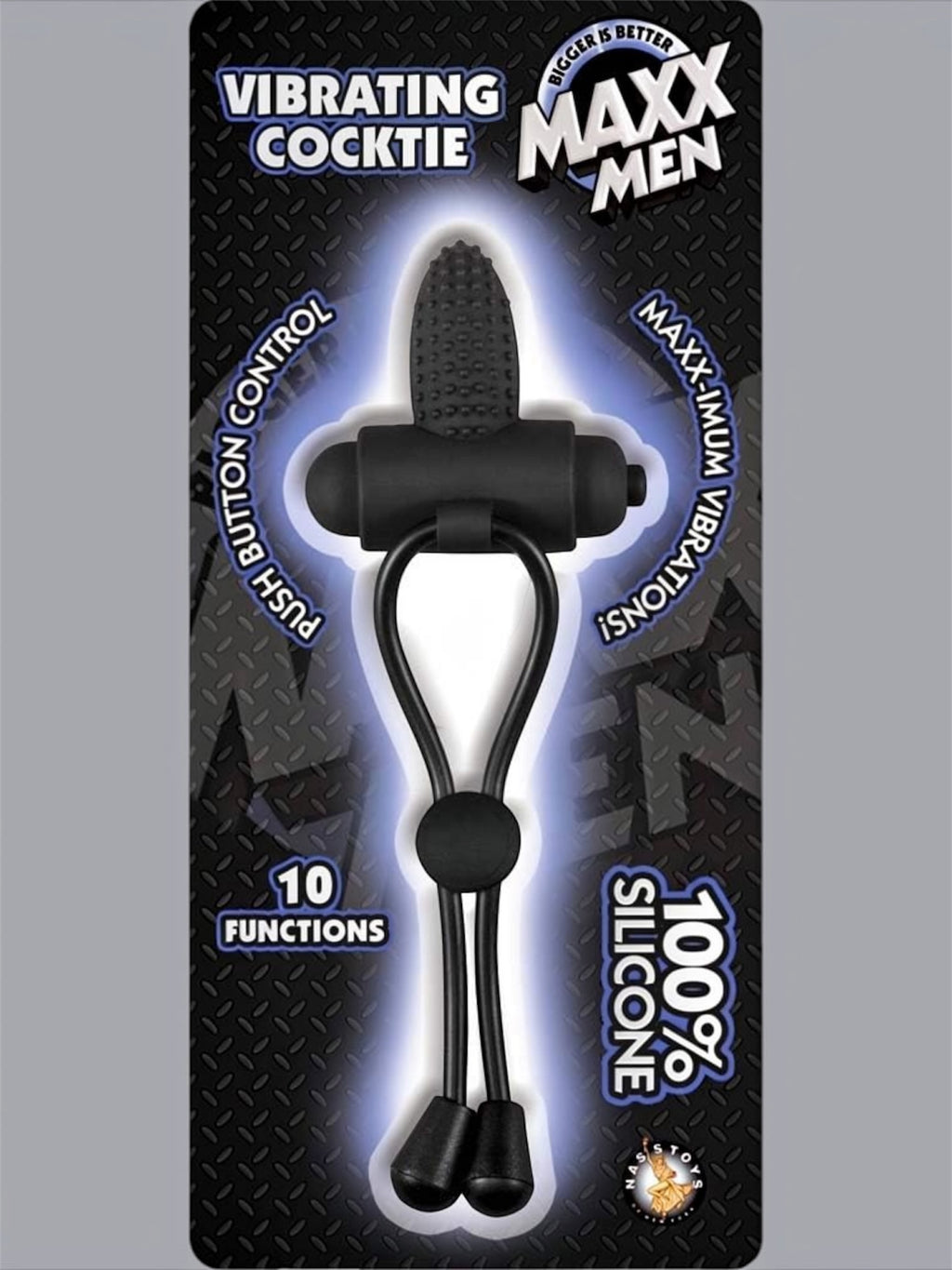 Maxx Men – Vibrating Cocktie, Black