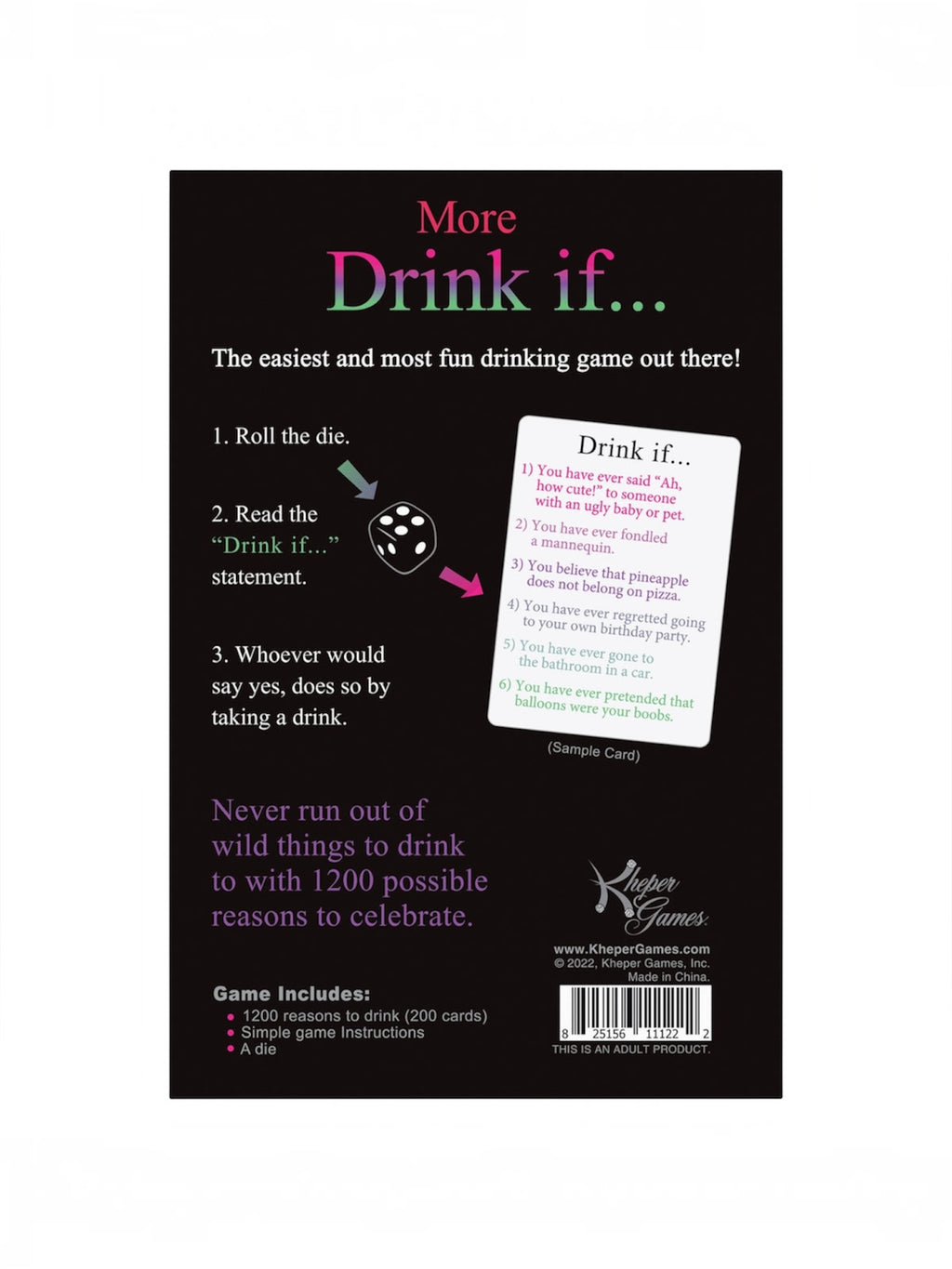 More Drink If... Game