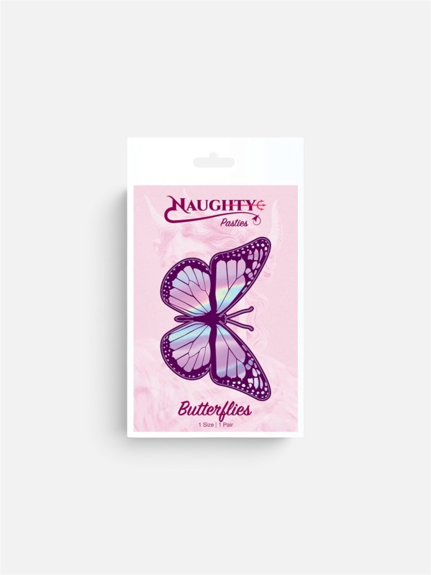 Holographique Coquin – Cache-tétons Papillons