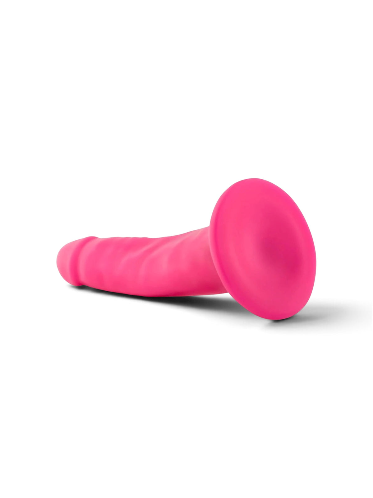 Neo - 6 Inch Dual Density Cock - Neon Pink