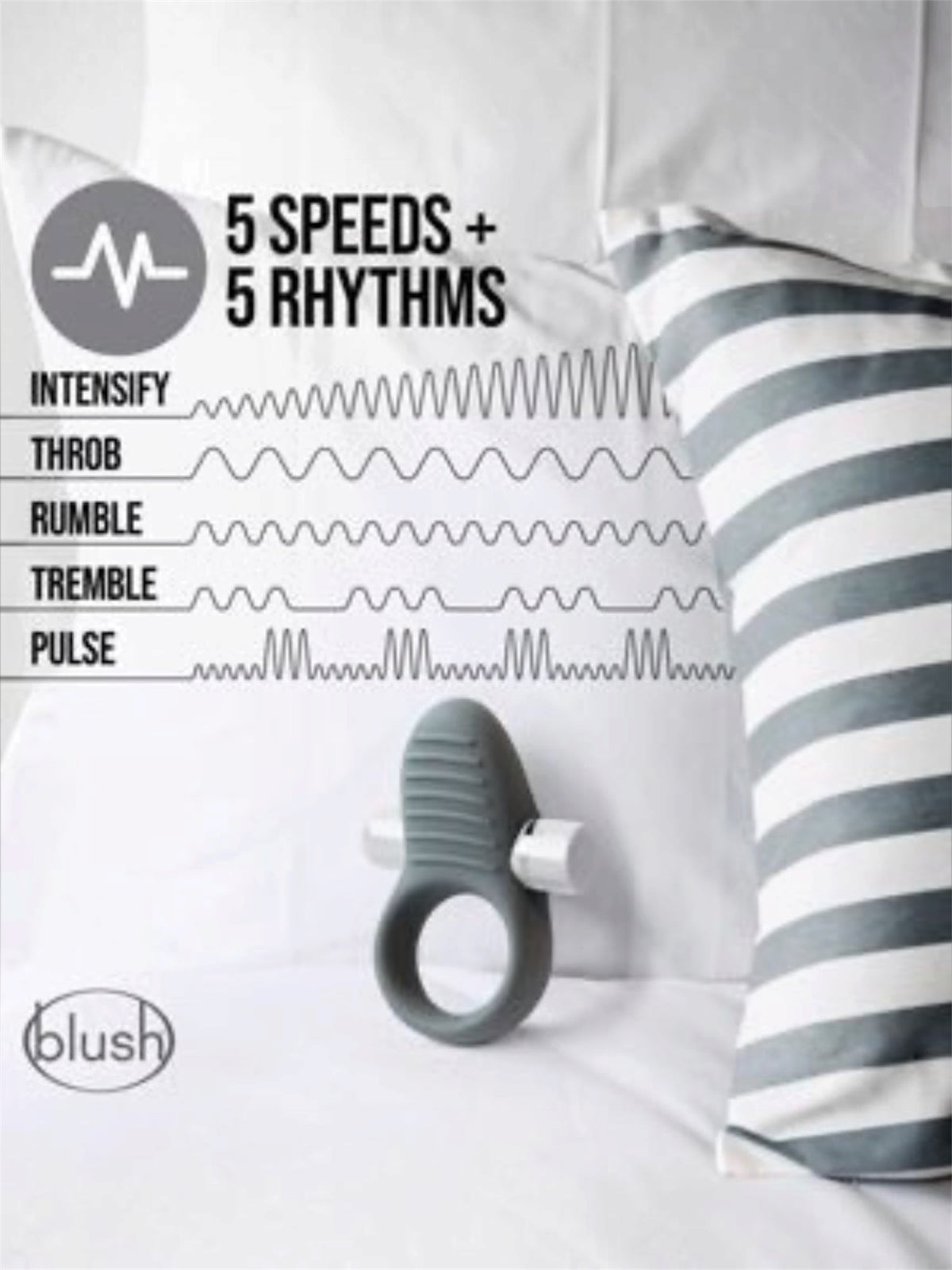 Blush NOJE C1 Vibrating Ring – Slate
