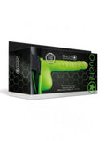 Gode creux nervuré avec testicules – 21 cm