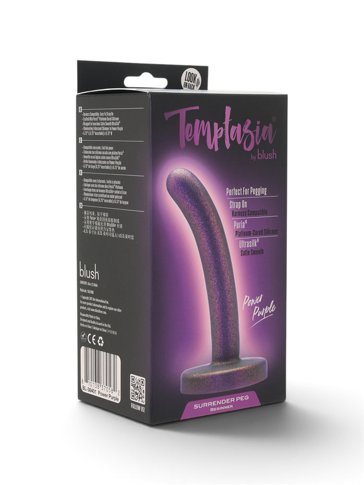 Blush Temptasia Surrender Peg 4.75" – Power Purple