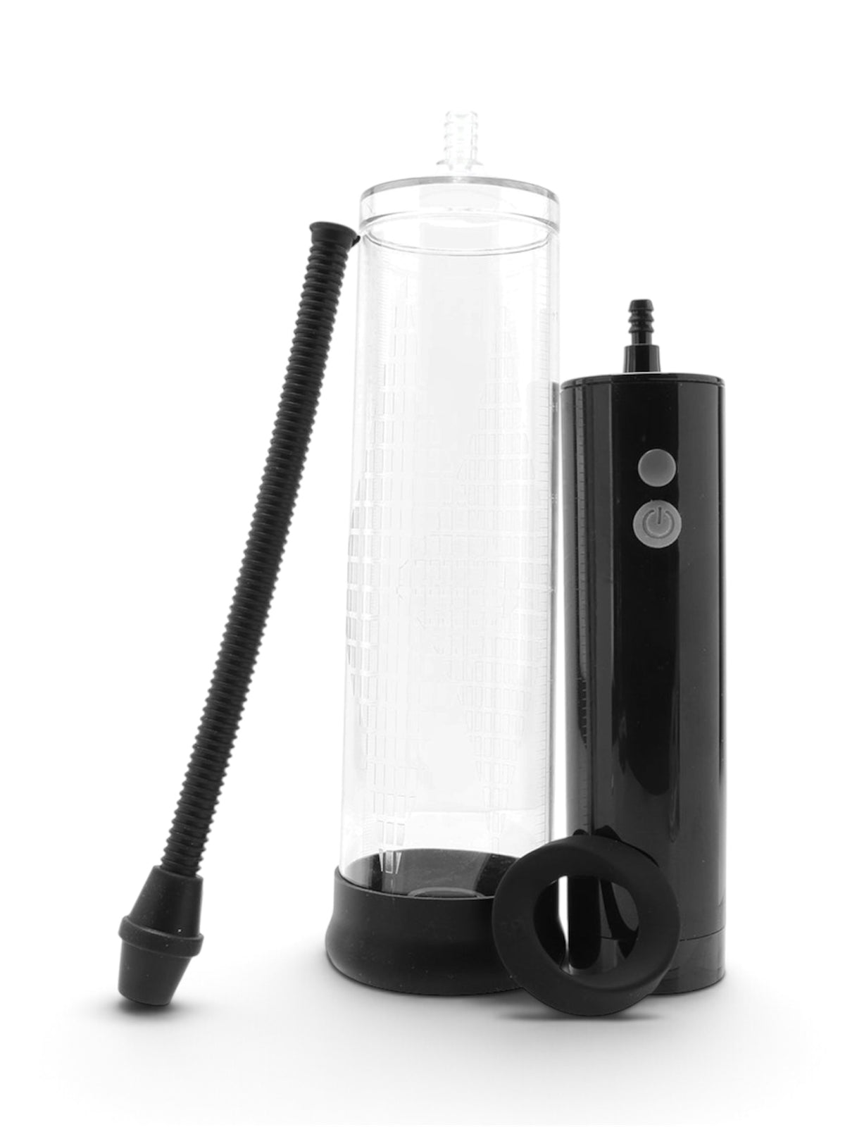 Shots Pumped Extreme Power 9.6" Rechargeable Automatic Pump – Clear