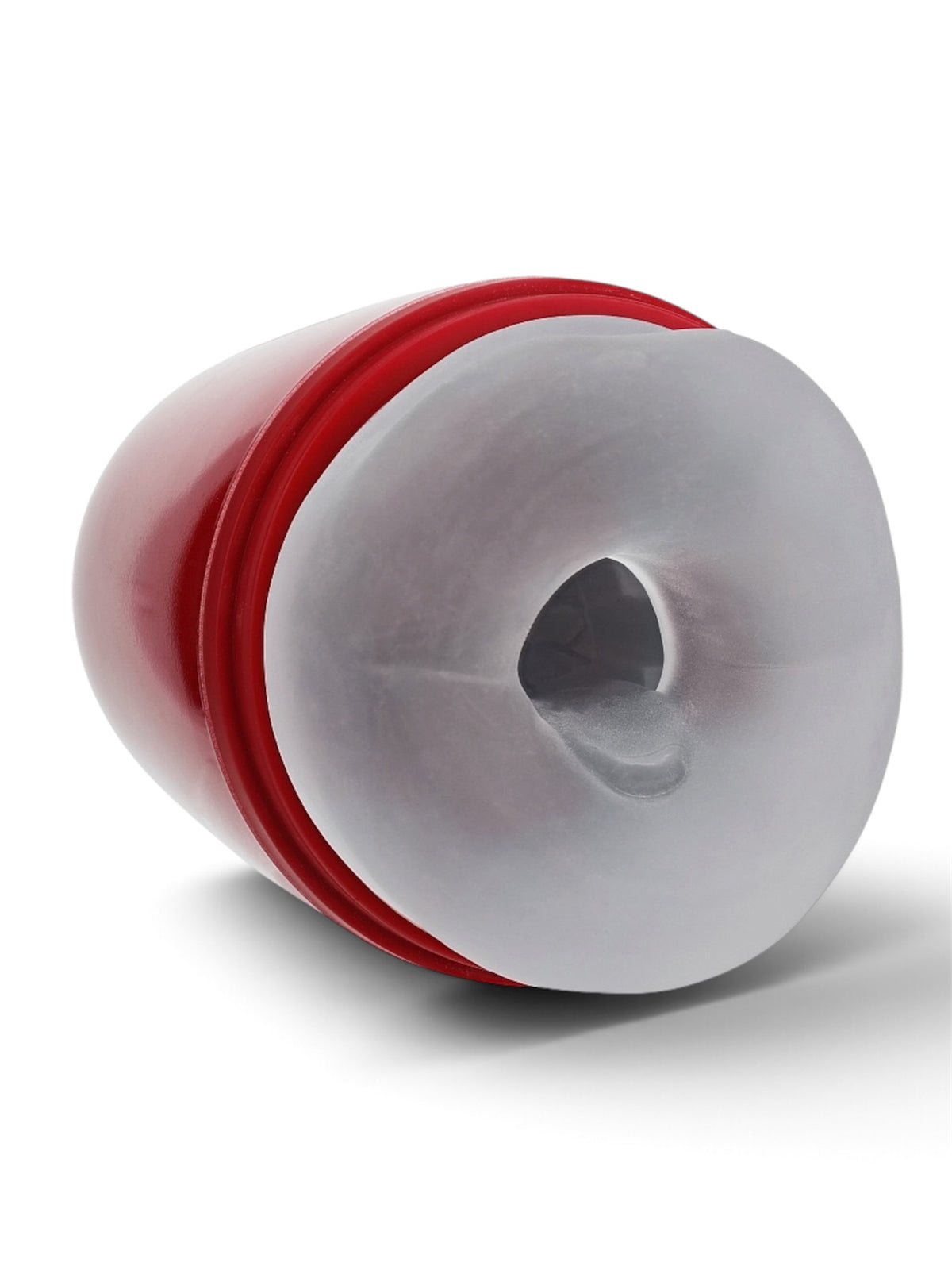 Shots Pumped Vibrobator 5.7" Rechargeable Stroker – Metallic Red