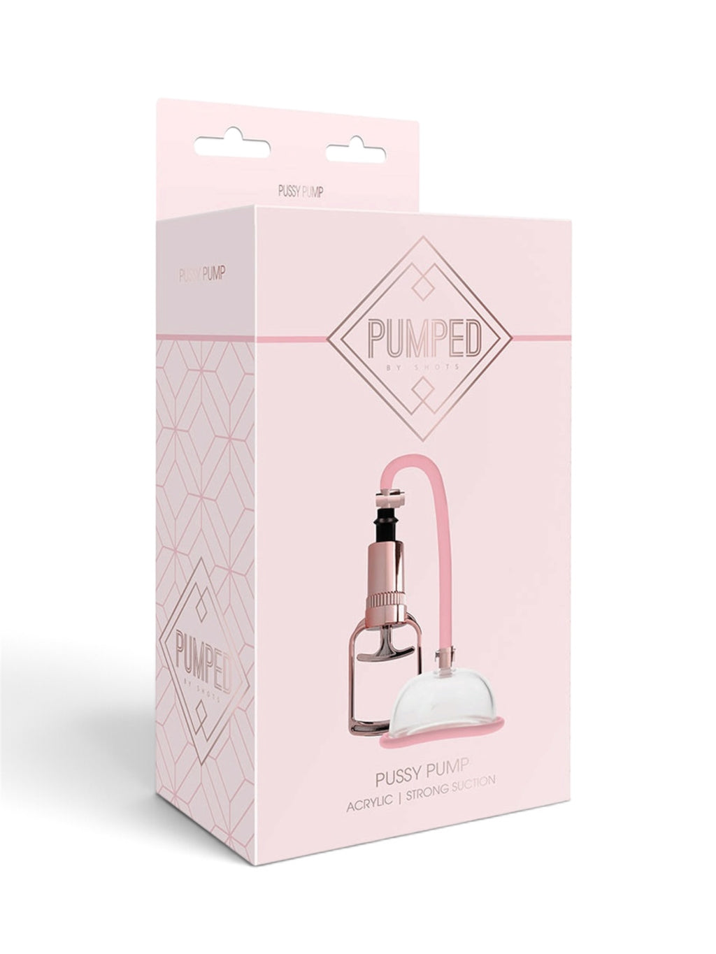 Shots Pumped Rose Gold Pussy Pump – 11 cm