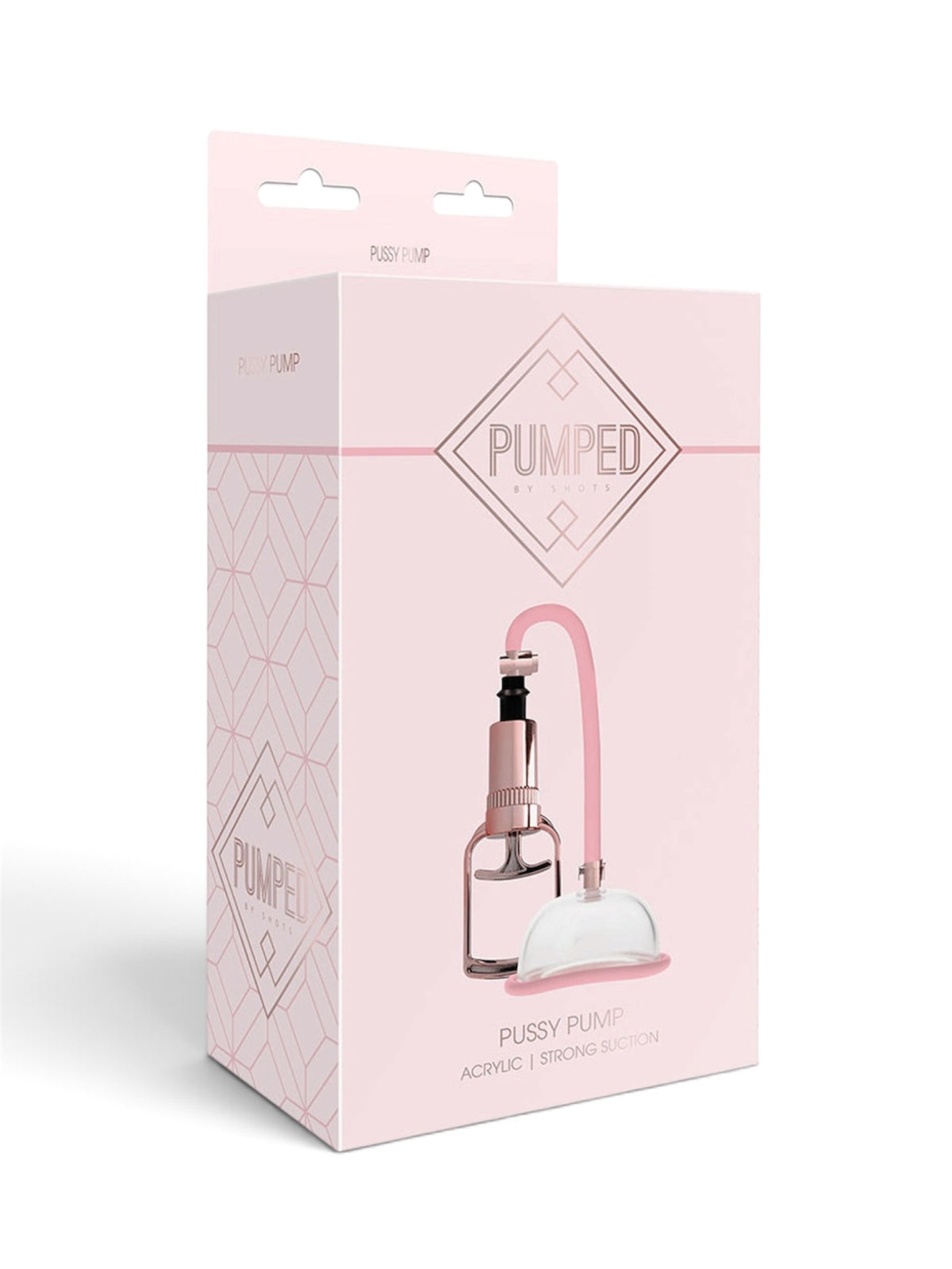 Shots Pumped Rose Gold Pussy Pump – 11 cm