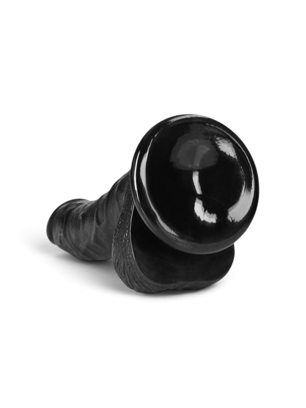 REALROCK Rubber Curved Realistic Dildo without Balls with Suction Cup 7"