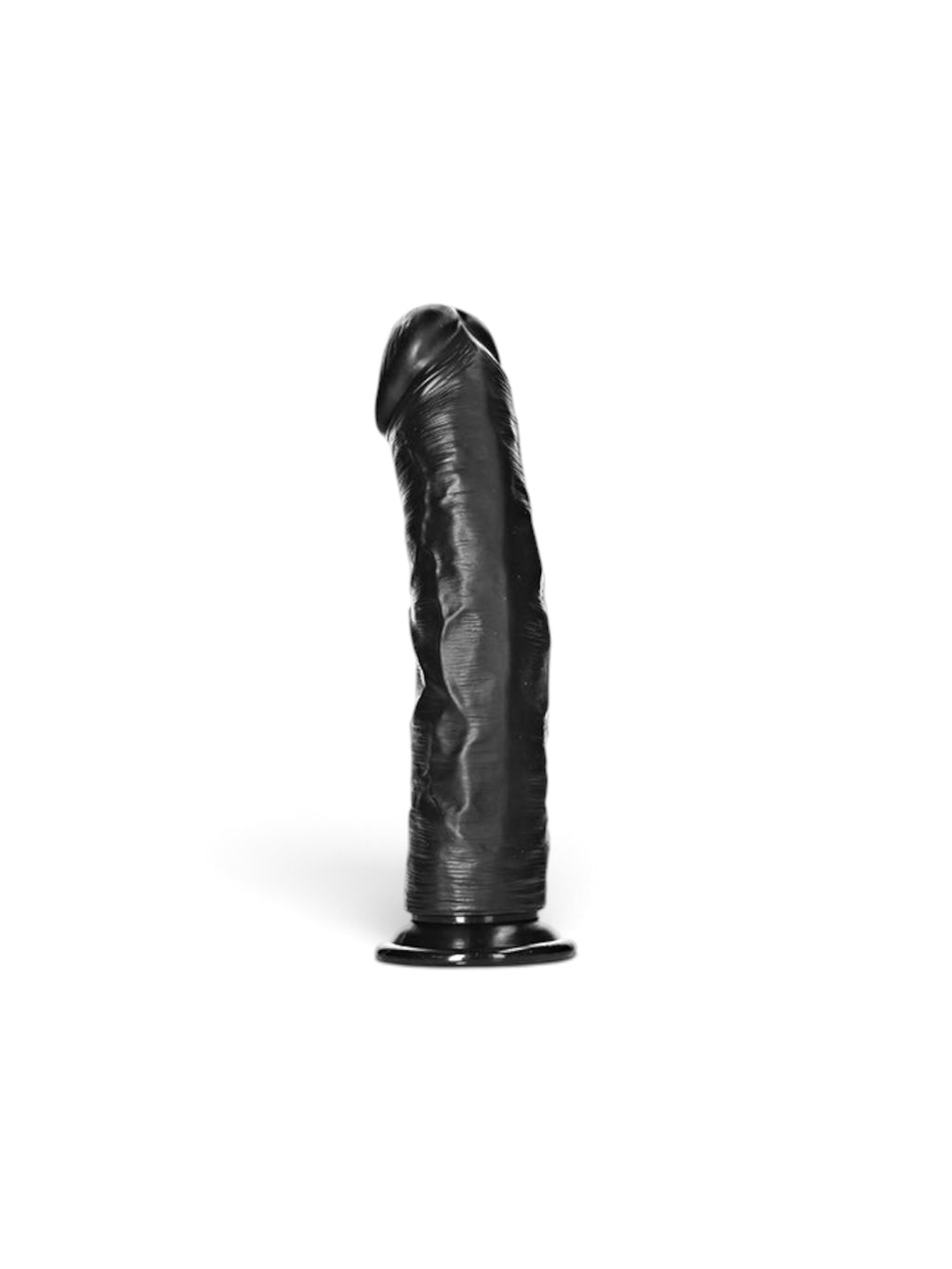 REALROCK Rubber Curved Realistic Dildo without Balls 9"
