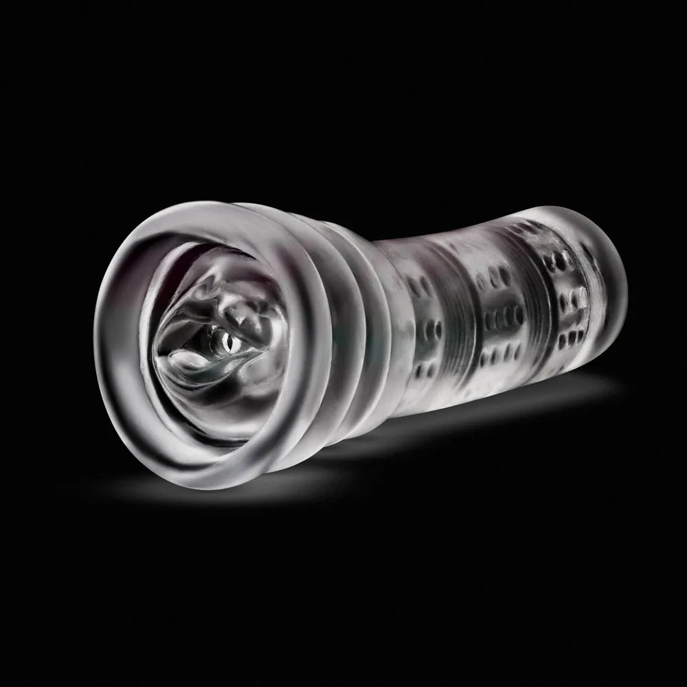 Rize - Luz - Glow in the Dark Self-Lubricating Stroker - Clear
