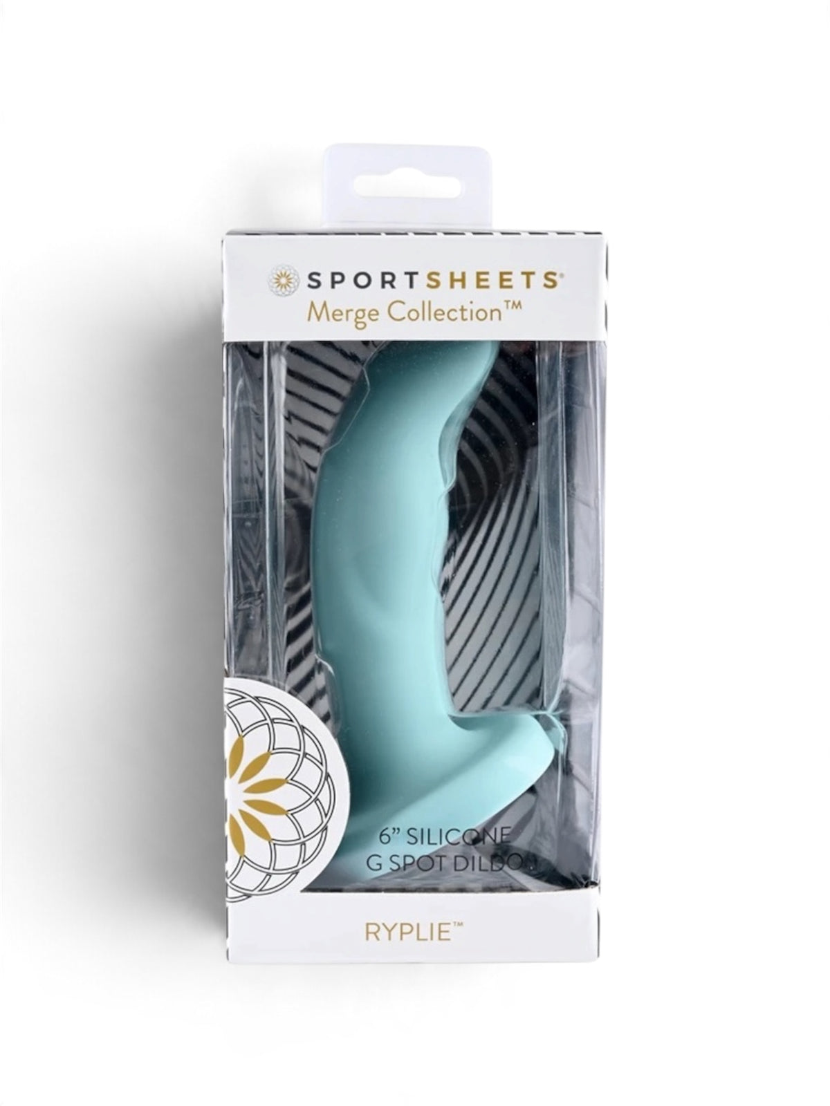 Sportsheets Merge Ryplie 6-Inch Silicone Dildo – Sky Blue