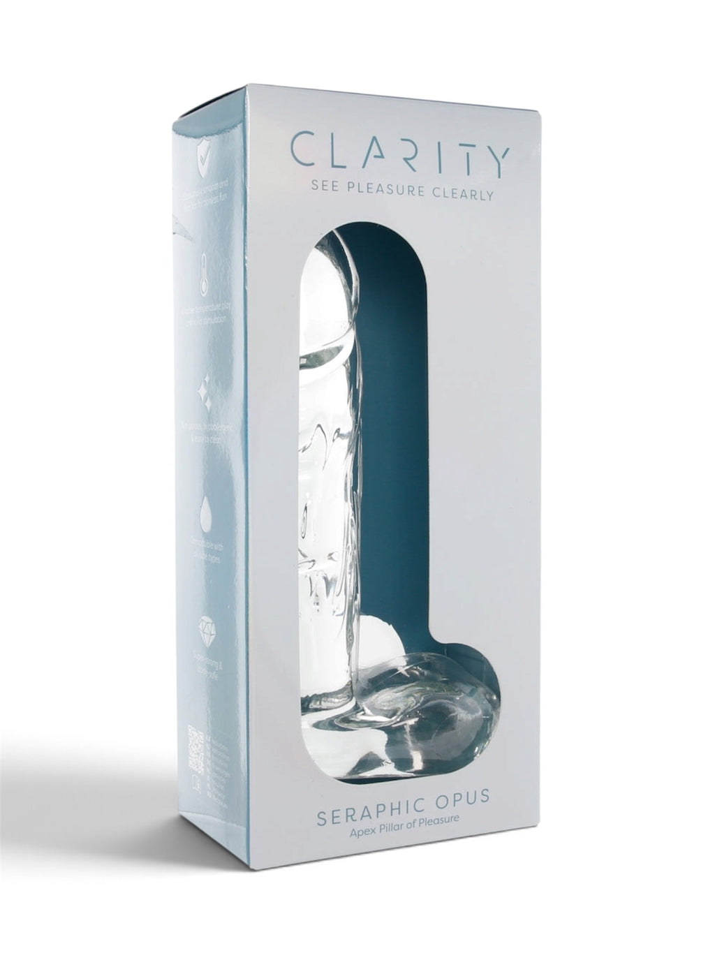 Clarity Seraphic Opus 8" Glass Dildo – Clear