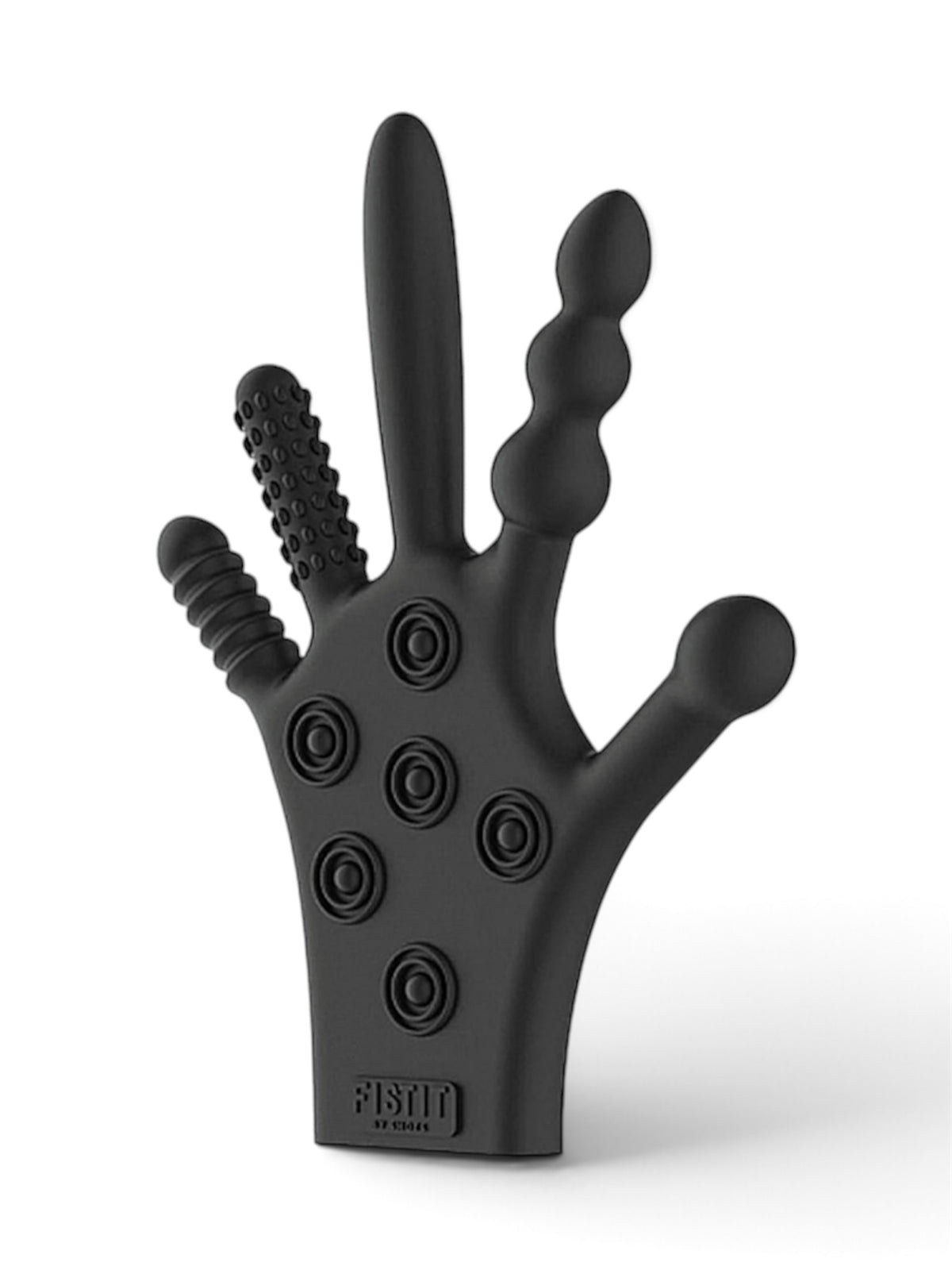 Shots Fist It 11" Silicone Stimulation Glove – Black