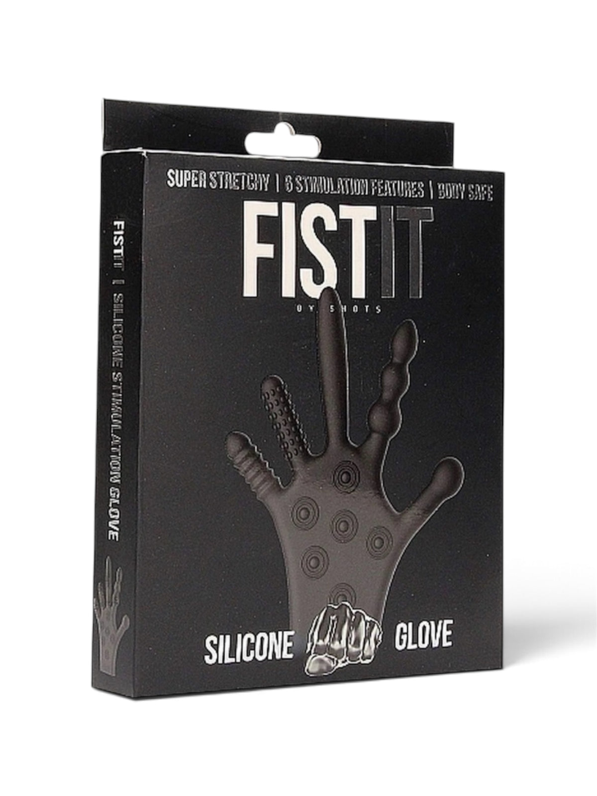 Shots Fist It 11" Silicone Stimulation Glove – Black