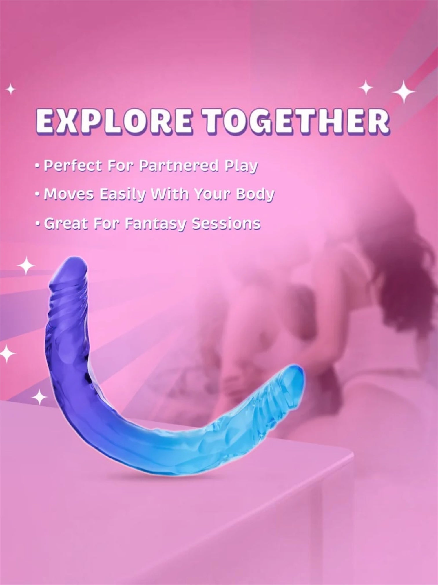 B Yours – Sugar Stud – Large Double Dildo 13.75"