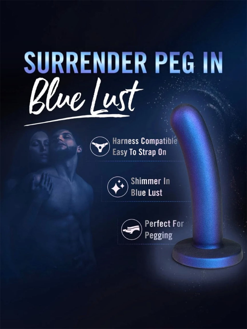 Blush Temptasia Surrender Peg 5.75" – Blue Lust
