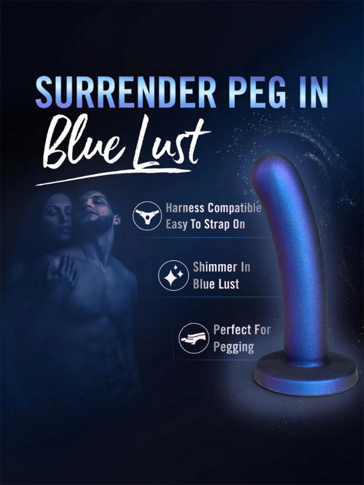 Blush Temptasia Surrender Peg 5.75" – Blue Lust
