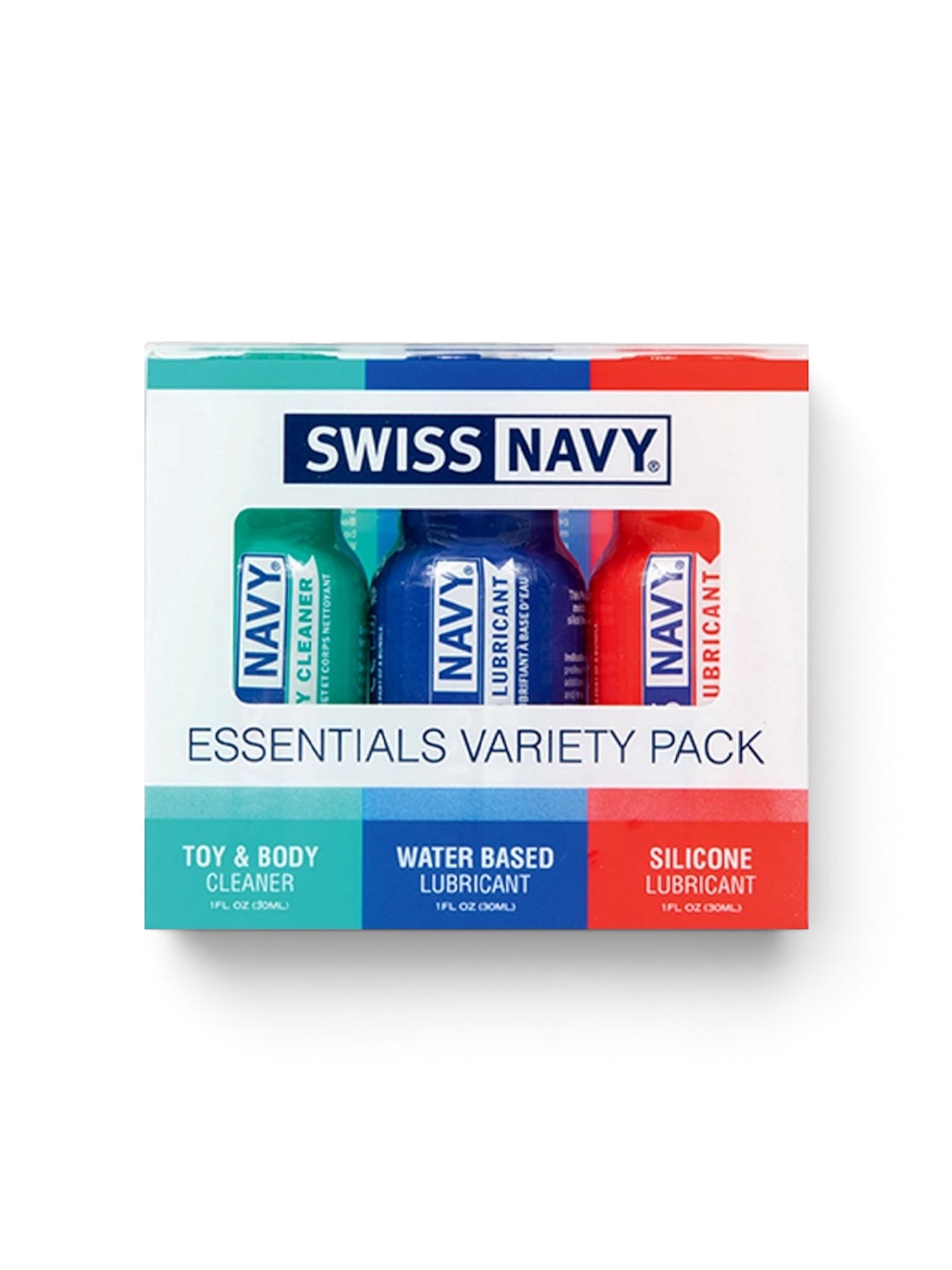 Pack Découverte Swiss Navy Essentials 3x30ml