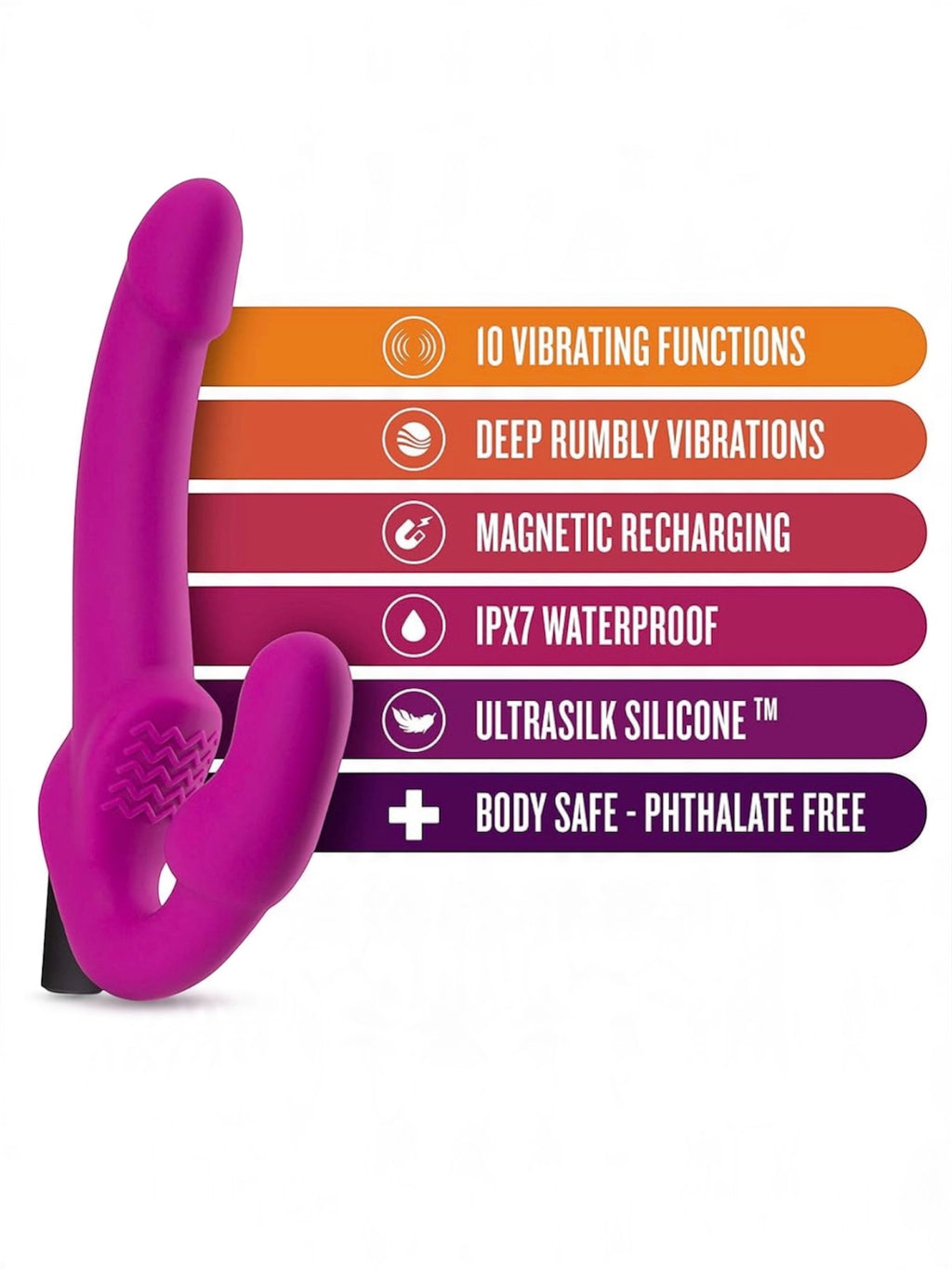 Temptasia By Blush® Estella G-Spot Dildo – Pink, 9.5 Inch
