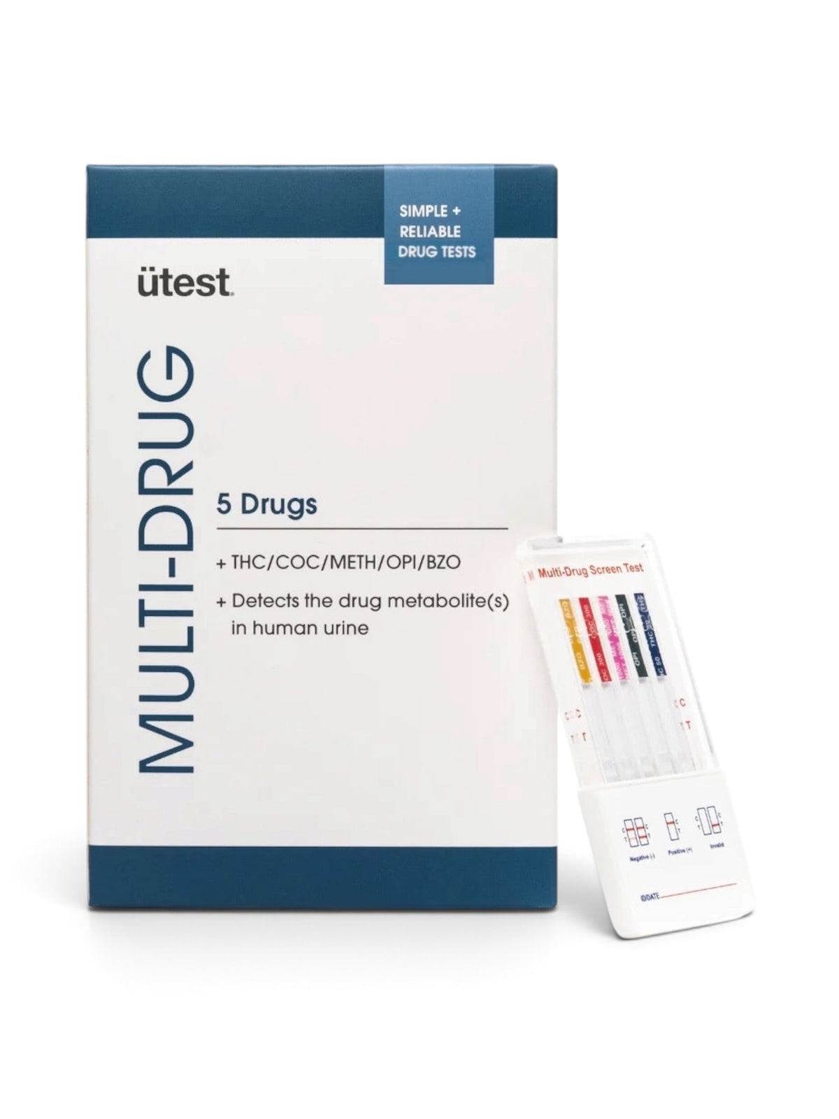 Utest Multi Drug Test Kit – Panel 5
